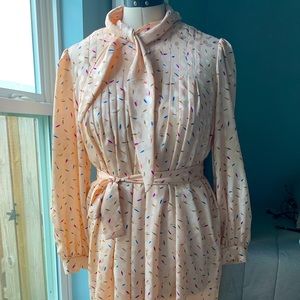 Vintage Pink 70s Dress